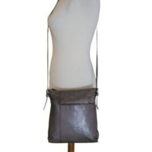 HOBO International CHALKY GREEN GRAY GENUINE LEATHER‎ SHOULDER BAG HANDBAG PURSE